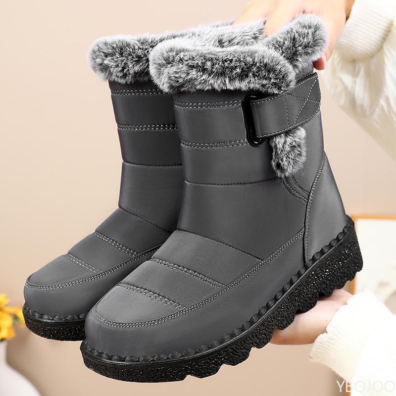 Fashion Fashion Women's Snow Boots Winter  Female Ankle Boots Warm Plus Size Simple Comfortable Versatile Casual