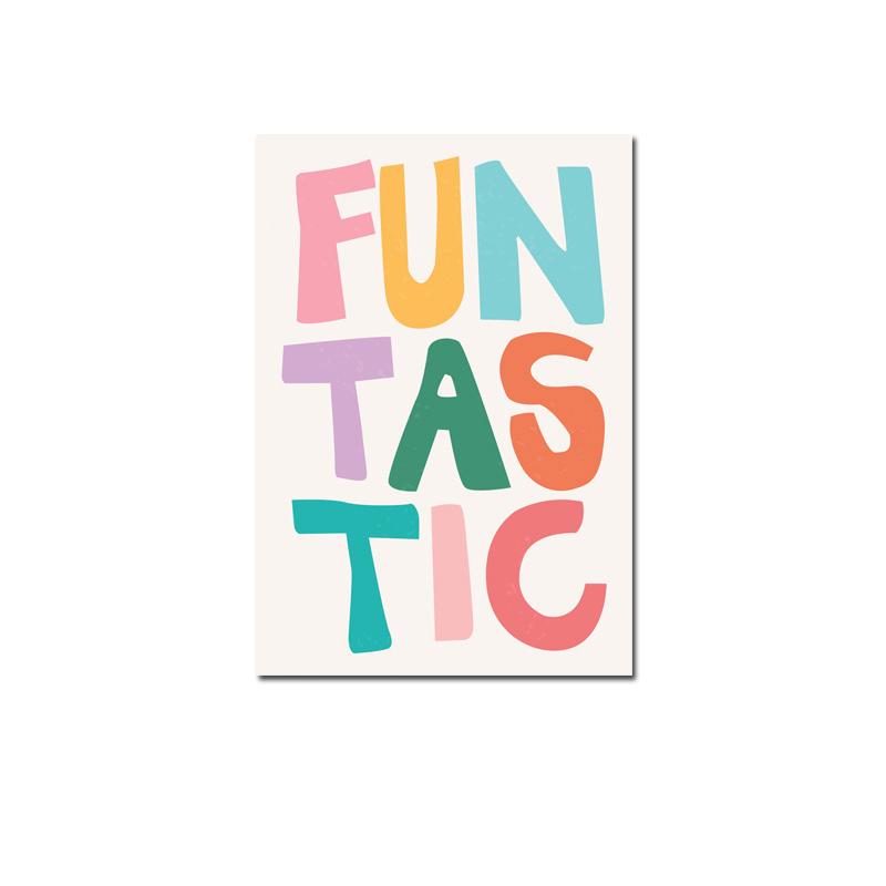 Druck Poster Kind Illustration Kindergarten ästhetische süße Tier Obst Leinwand Malerei Wand Kunst Bild Kleinkind Mutter Zimmer Dekor
