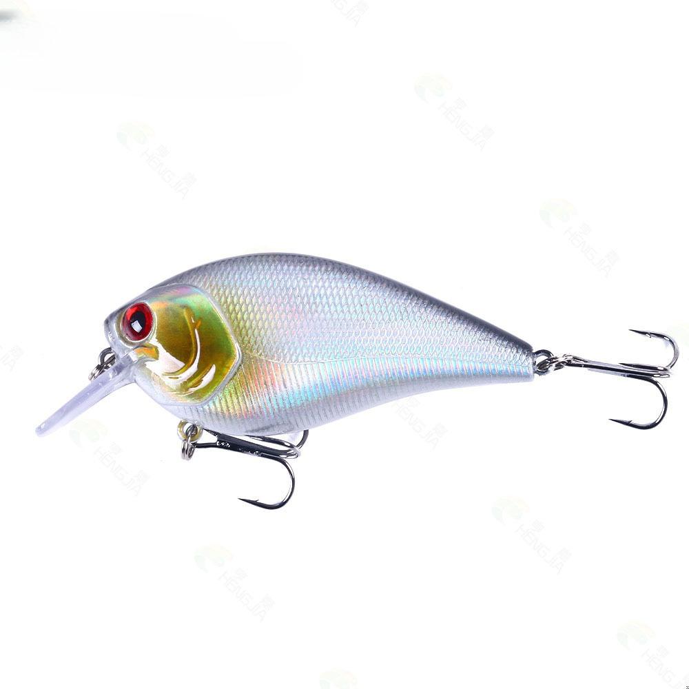 1pcs 8.5cm 15g Rattling Shallow Diving Crankbait Artificial Wobbler for Bass Pike Hard Bait Fishing Lure Tackle Baits 6 Colors