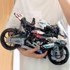 BMW Motorcycle M1000RR Building Blocks Model, Educational Assembly Toy for Boys & Adults, High Difficulty