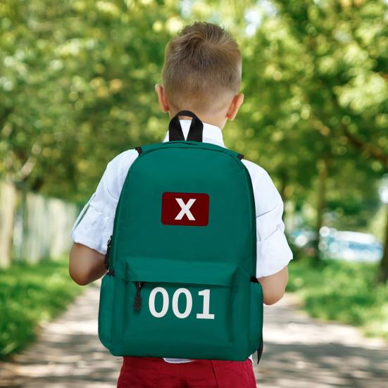 TV Character Backpack Game Cosplay Schoolbag with Large Main Bag And Internal Partition Number Printing Rainproof Backpack
