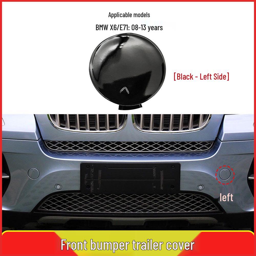 BMW X6 E71 Front Bumper Tow Hook Cover (Part: 51117074459)