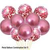 Metallic Sequin Balloon Set for Birthdays, Valentine's Day, and Weddings