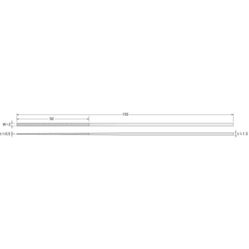 Argo File Japan Tapered Diamond File, DT File, 2mm, #600, Hobby Tool, DTF3009