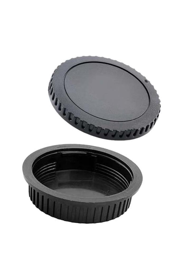 wumio Compatible Lens Rear Cap and Body Cap Set for EOS Front Body Lens Dust Mount Cover for EOS Canon SLR (2 Caps) EF, EF-S, Canon, Cap, Cap, Kiss,