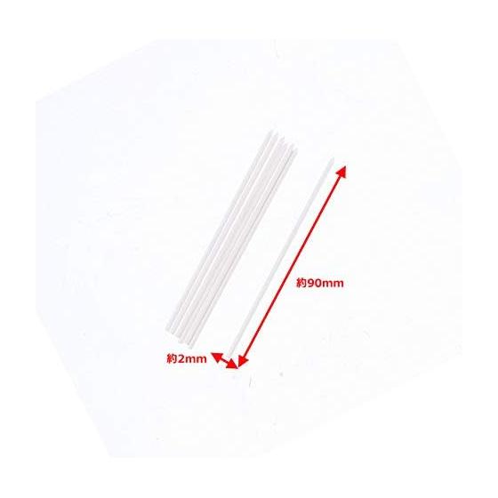 TAKAGI Architectural Mechanical Pencil Carbide Lead Refill 7 Pieces 2.0mm White