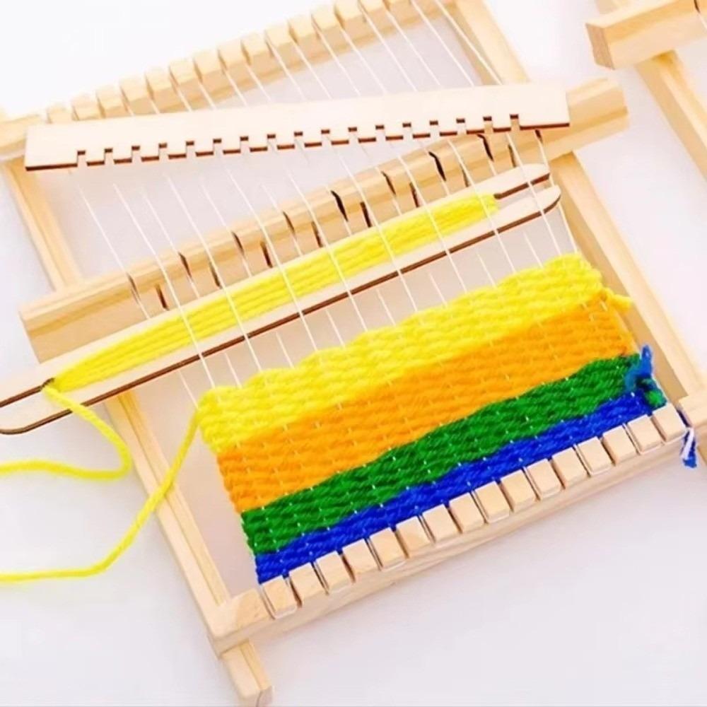 Traditionelle Strickmaschine Handgewebter Webstuhl Bausatz für Kinder