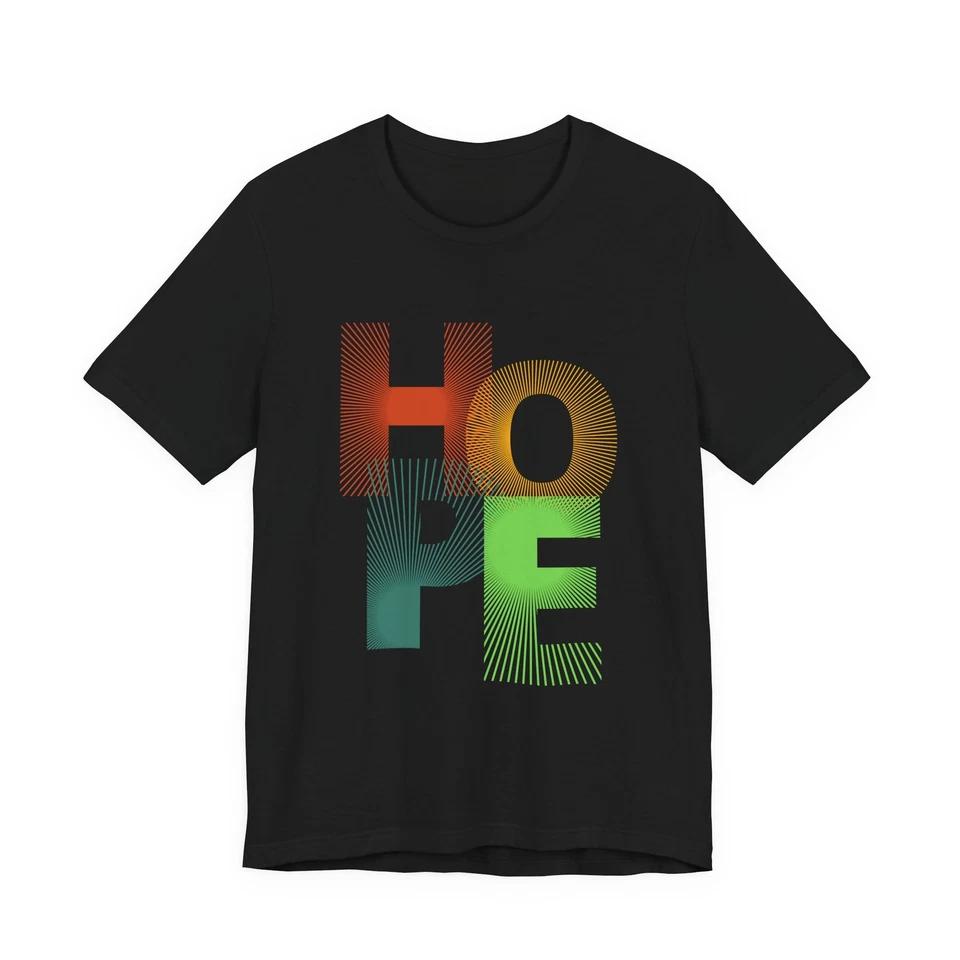 Hope & Faith Motivational Quote Shirt | Christian Bible Verse Typography XL