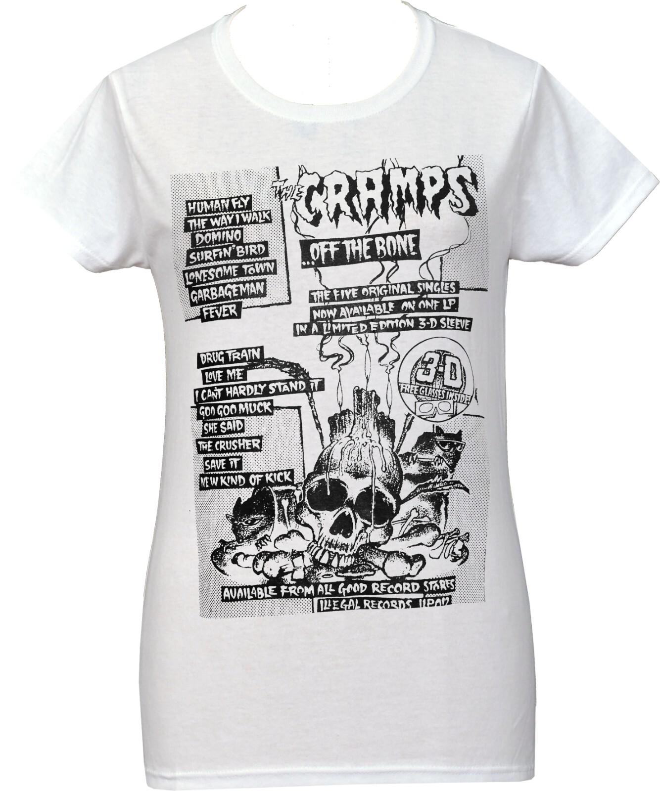 The Cramps Psychobilly T-Shirt Off the Bone Tour Garage Lux Interior XXXXL