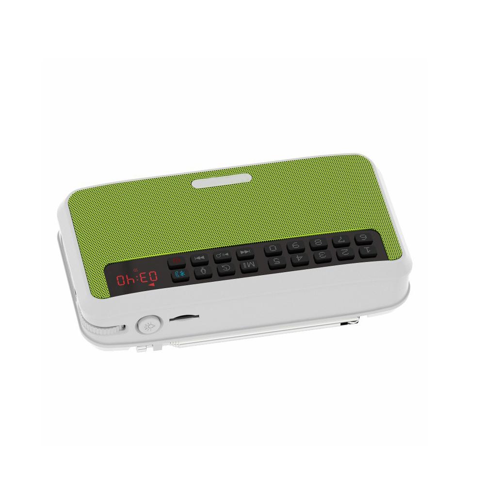 Portable 6W Stereo Bluetooth-compatible Speakers FM Radio Speaker TF Card USB Music Player