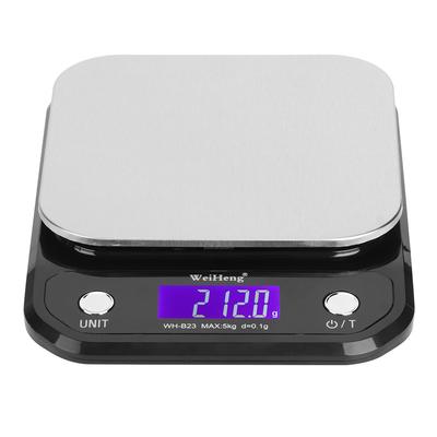5kg 0,1g Elektronische Digitale Küchenwaage Lebensmittelwaage zum Kochen Backen(WH B23 )
