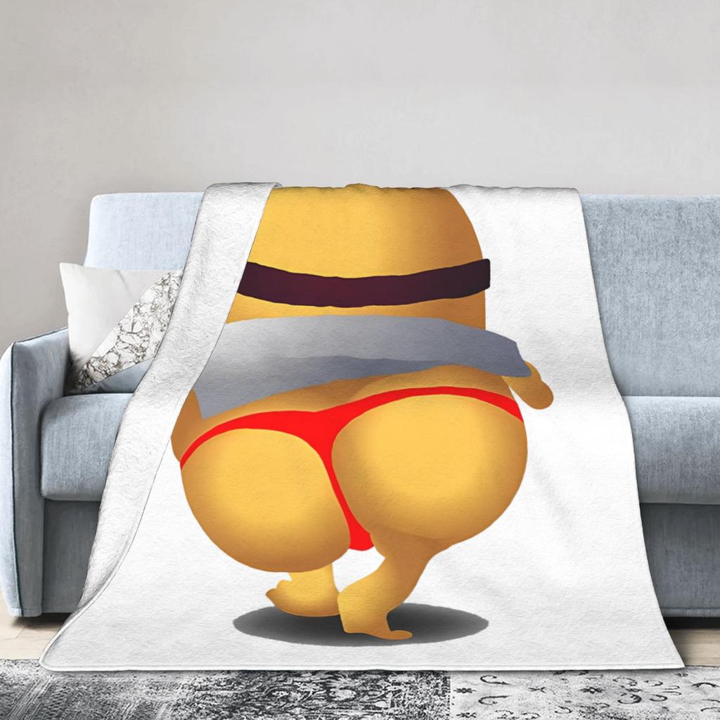 Kevin Dave Blanket Cartoon Flannel Novelty Soft Throw Blankets for Home Restaurant Spring Autumn