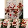Charming Christmas Dolls Featuring Santa Snowman Elk Bear Perfect For Festive Tree Ornaments