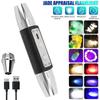 Linterna portátil para tasación de joyas Recargable por USB Cuatro fuentes de luz Linterna UV 365nm 4/6 Fuentes de luz Detector de gemas