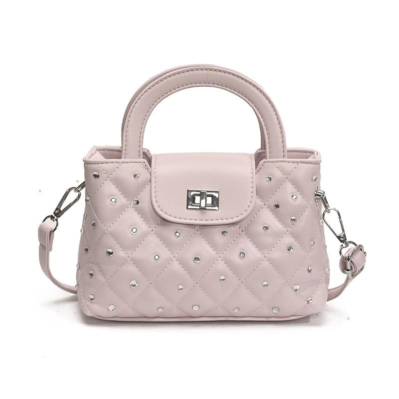 Summer Handbag Bag Women's New Trendy Fashion Diamond-encrusted Diamond Bag Versatile Shoulder Bag Messenger Bag