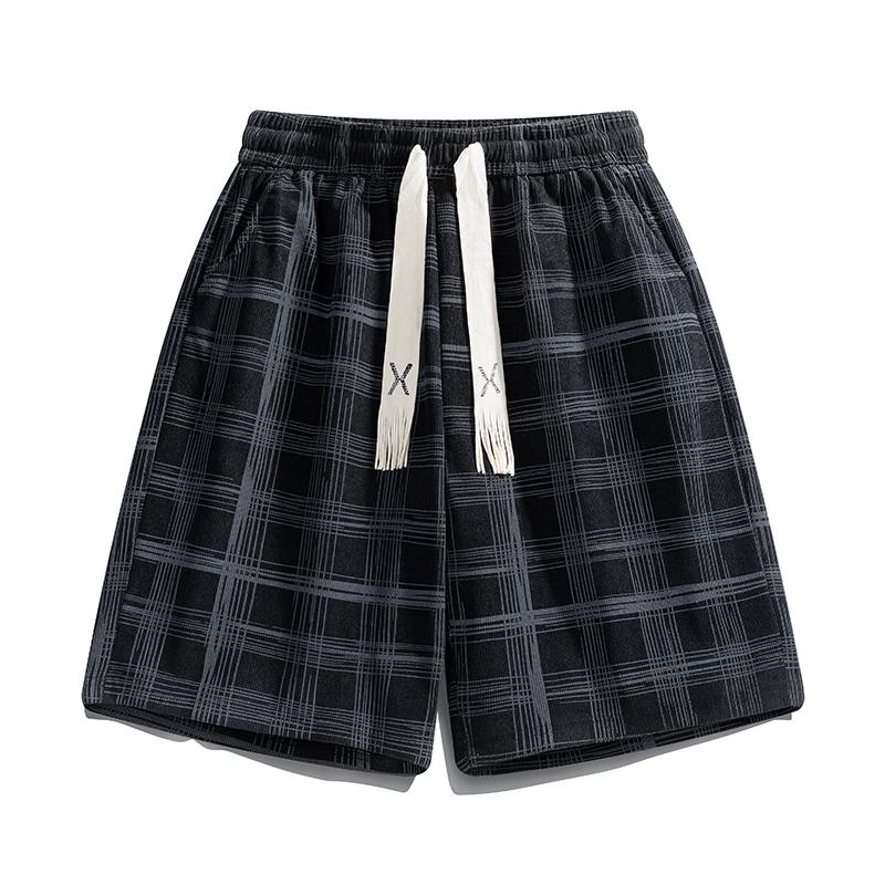 Мужские шорты, Повседневные спортивные шорты, Модные шорты 2XL чёрный