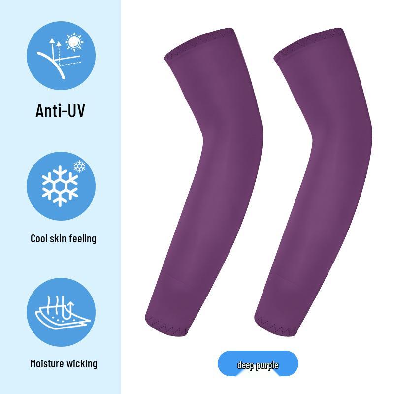 Dünne Anti-Pilling UV-Schutz Radsport-Armlinge für Kinder - Outdoor Eisseide Sonnenschutz-Ärmel