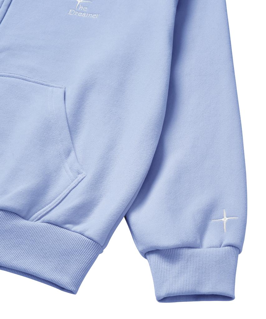 The Dreamer Weighted Blanket Zip-Up Hoodie Cloud Blue