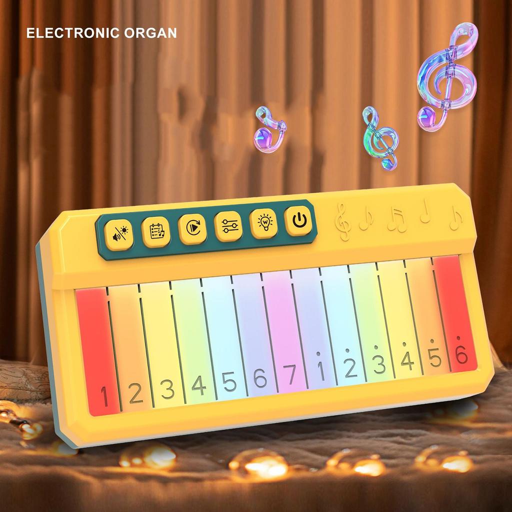 Light Electronic Keyboard Screen Music Box Educational Early Education Children's Musical Instrument Piano Box Toy