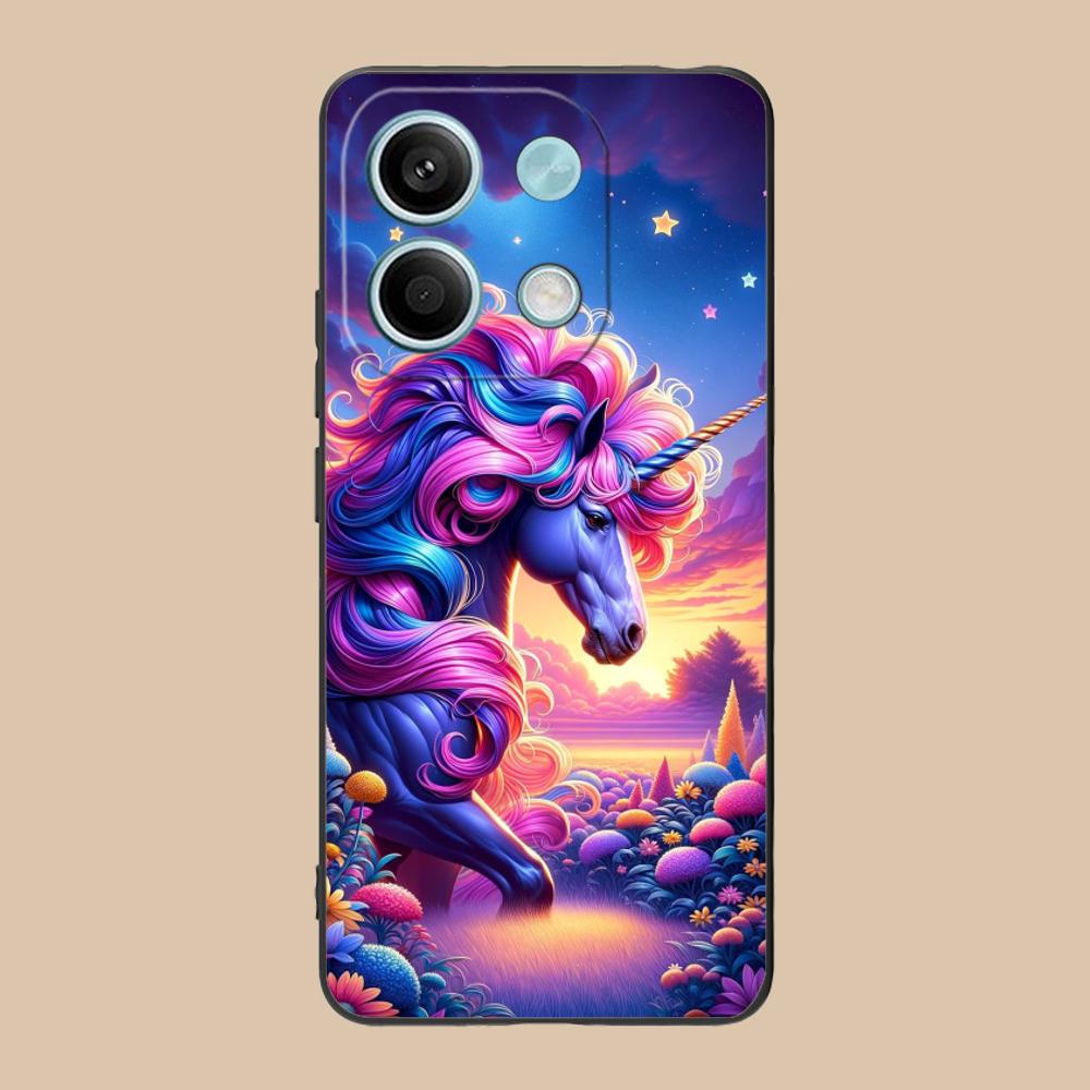 Fantasy Unicorn Mobile Phone Case for POCO F7 F6 F5 F4 F3 F2 Pro GT C75 C71 C65 C61 C40 Pro Ultra Colorful Printing Cover Cover