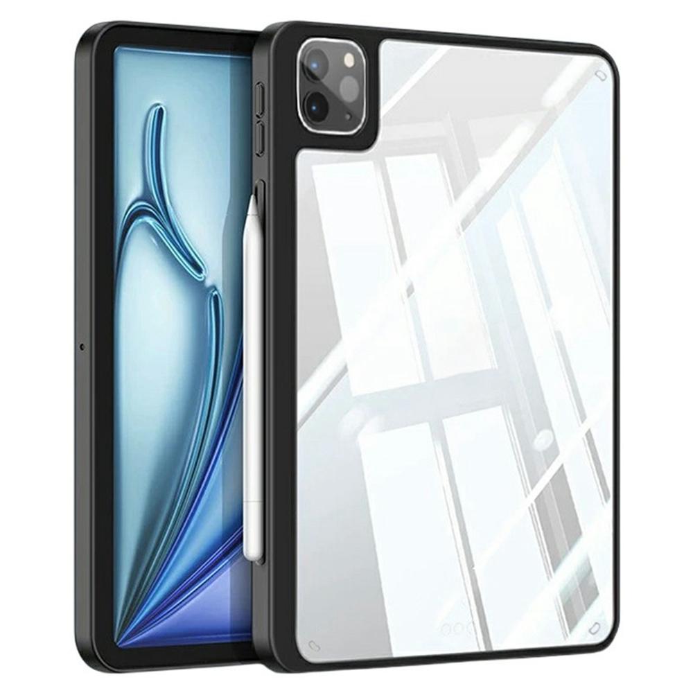 For iPad Pro 11 (2024) Case TPU+Acrylic+PC Matte Shockproof Tablet Cover