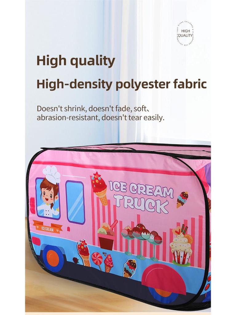 Free Shipping: Foldable Kids' Car Tent and Ball Pool for Indoor Play