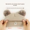 Knitted Pompon Hat for Children, Baby Warm Ear Protection Hat, Customizable Styles