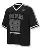 DRIX Rugby Track Oversized Mesh Jersey Half Sleeve_Black