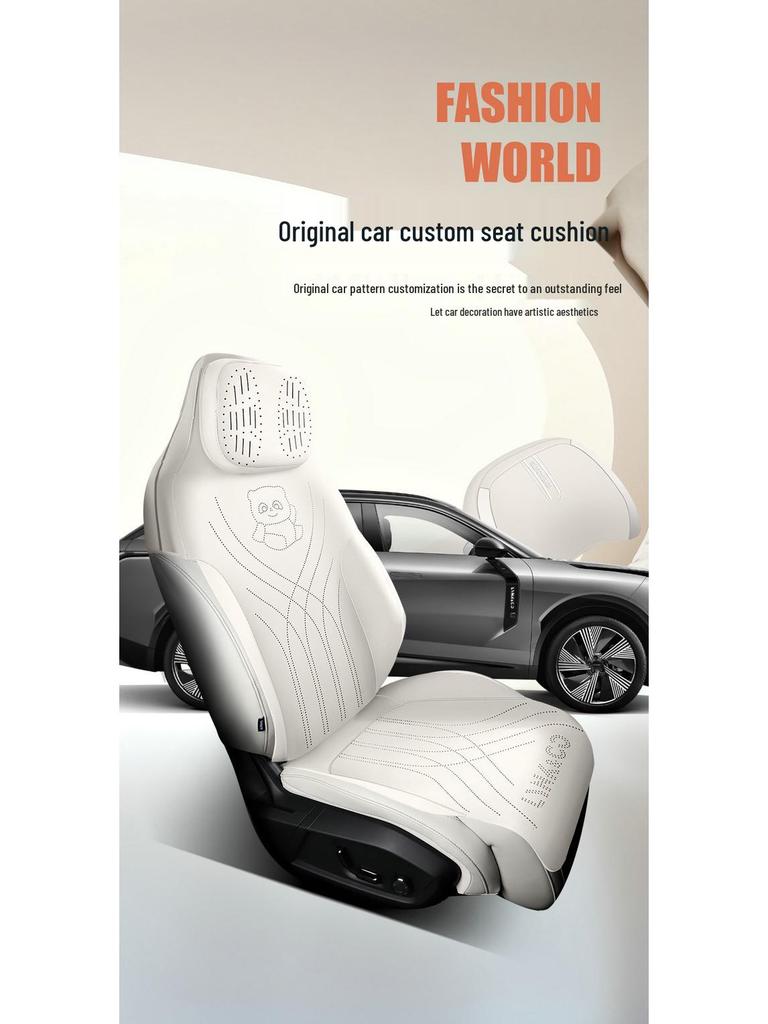 25 Styles Universal Lynk 08 Breathable Perforated Half-Wrap Car Seat Cover Cushion