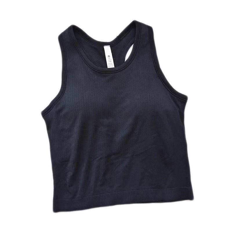 EBB TO STREET Women's Racerback Yoga Tank Top with Chest Pad - Summer Fitness Tight Fit