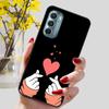 Fashion Lovely Cute Black TPU Silicone Phone Cover for Motorola Moto G Stylus 4G 5G 2022 Protect Soft Bumper Shells Coque Capa