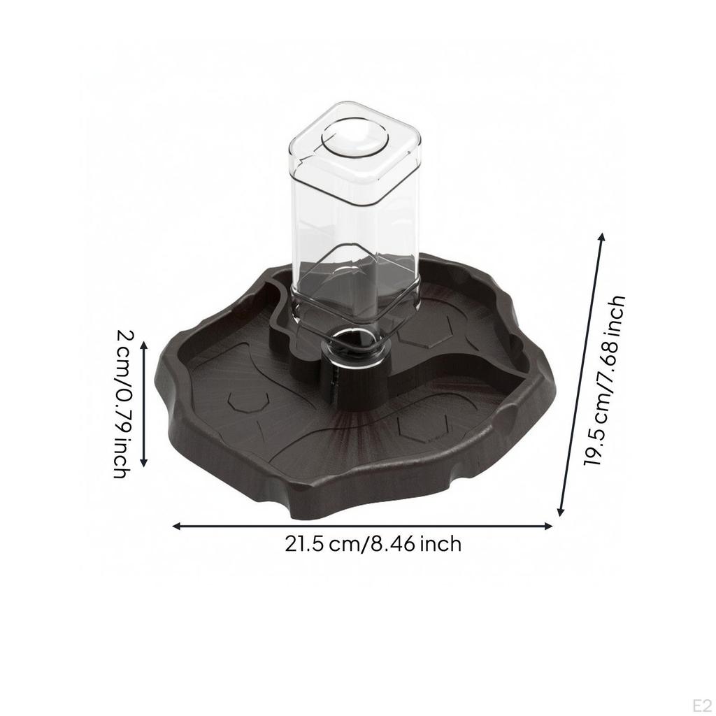Automatic Water Dispenser AutomaticFillFed Reptile Dish LowProfile Waterer for Tortoises,