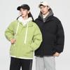 High-quality fake two-piece hooded cotton-padded jacket for men's winter new thickened loose warm cotton-padded jacket