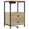 Nightstand Sonoma Oak 40 X 31 X 60 Cm Particleboard