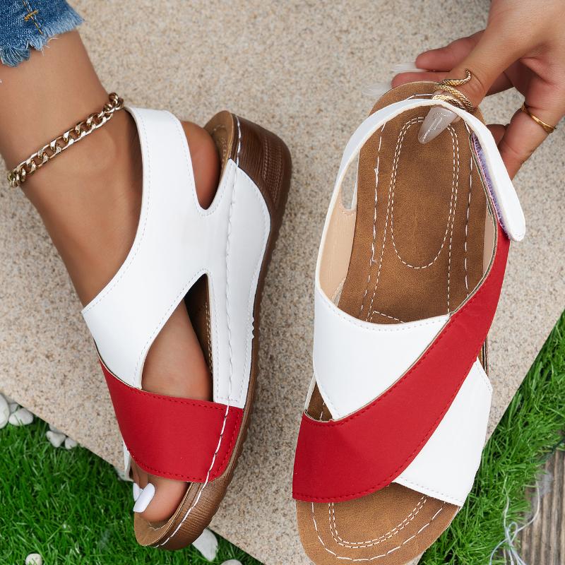 Sandale de vară Pantofi eleganți pentru femei Pantofi de petrecere Sandale cu pană Sandale casual pentru femei Încălțăminte