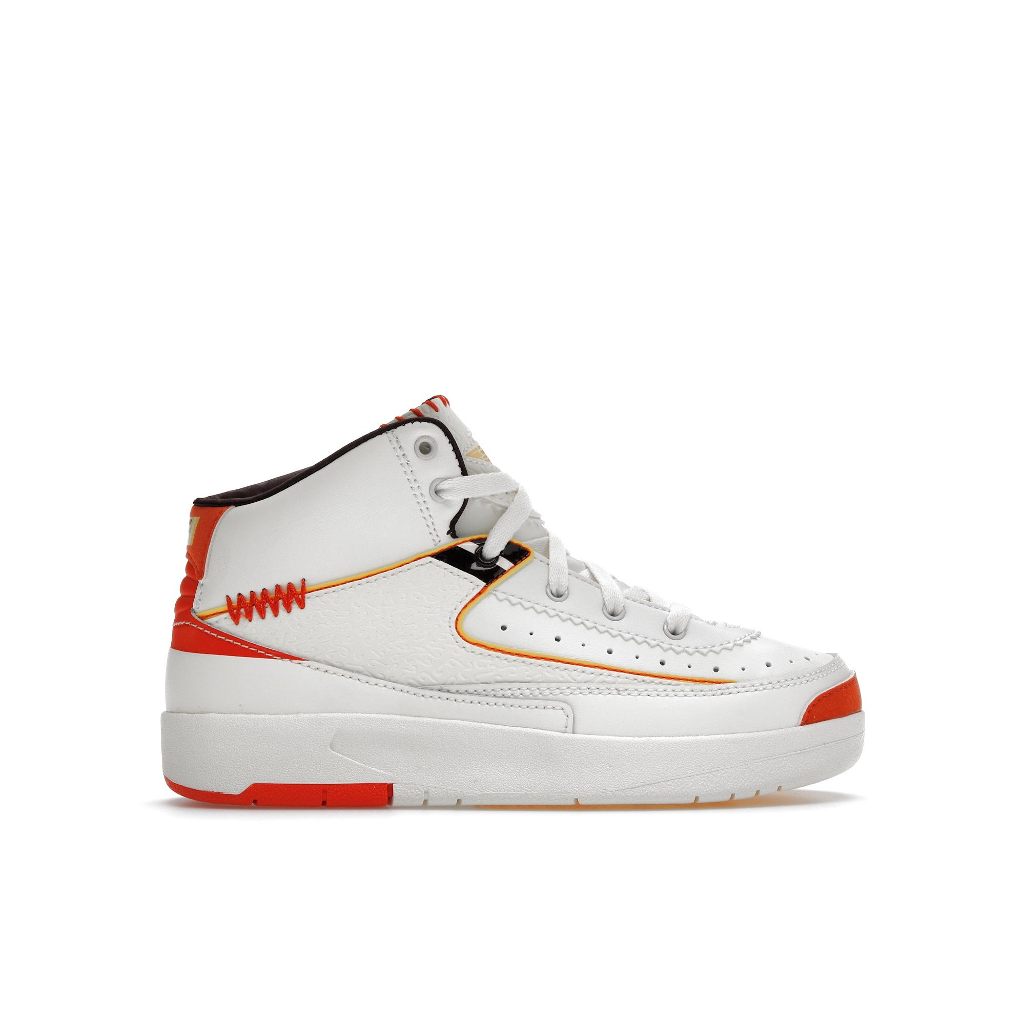 Jordan 1 Mid Older Kids White Orange DO5273-180 31