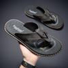 Flip Flops Men Leather Summer Casual Sandals Classic Men Outdoor Designer Lightweight Mens Slides Beach Shoes Zapatos Hombre