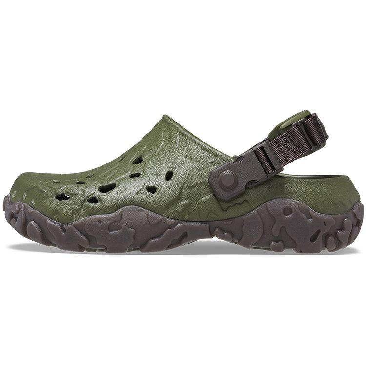 Crocs EVA Lightweight Non-Slip Breathable Sports Sandals Men Sandals Army-Green 208391-32C