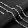 9MM Wide Curb Chain Man Necklace Polished Stainless Steel 50/60/70CM Long Men's Keel Chains Necklaces Choker Wholesale Items