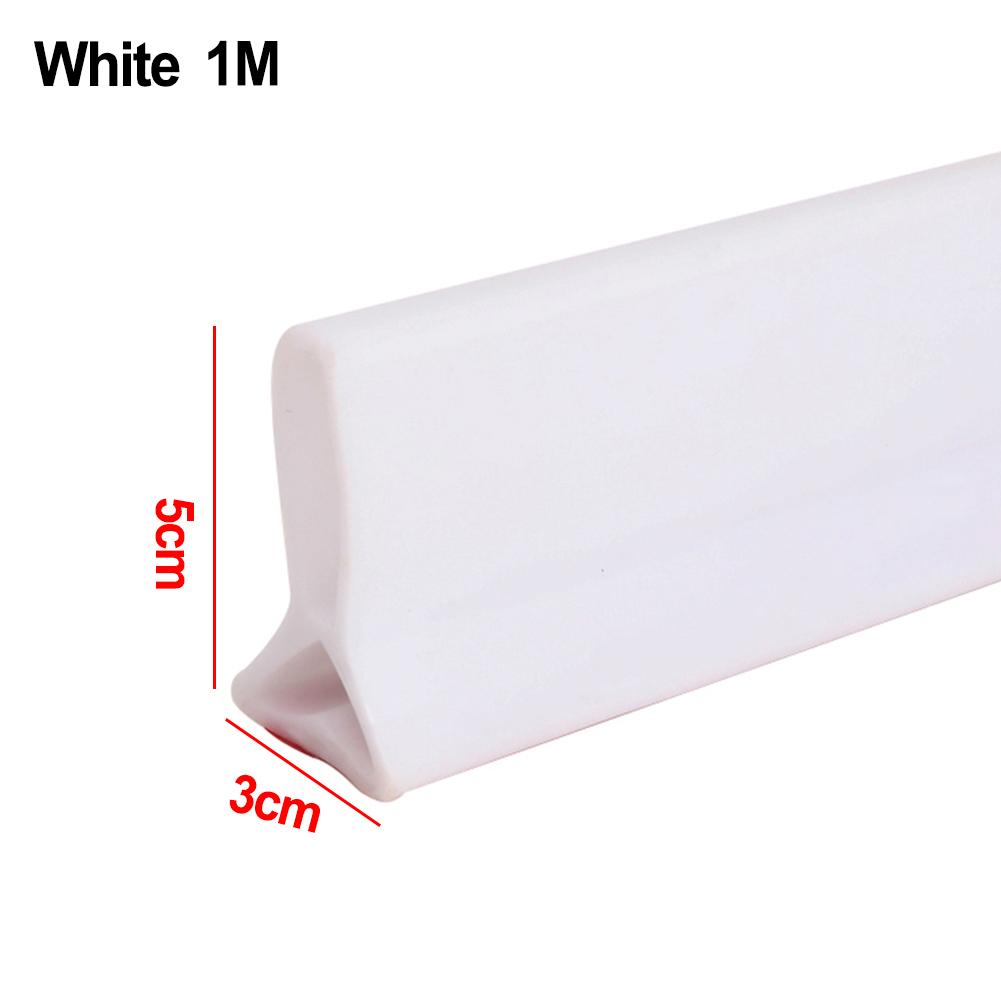 Stopper Water Barrier 5cm Height Accessories Bathroom Kitchens Silicone Transparent/Grey/black/white Brand New