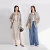 JESSIE Drawstring Waist Trench Coat