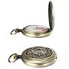 Vintage Bronze Compass Pocket Watch Design Outdoor Hiking Navigation Mountaineering Camping Hiking Portable Flip Compasses