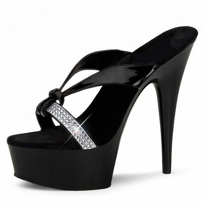 

15 см каблук кристалл ребра горный хрусталь цепочка искусство фотография повседневные крутые тапочки 46