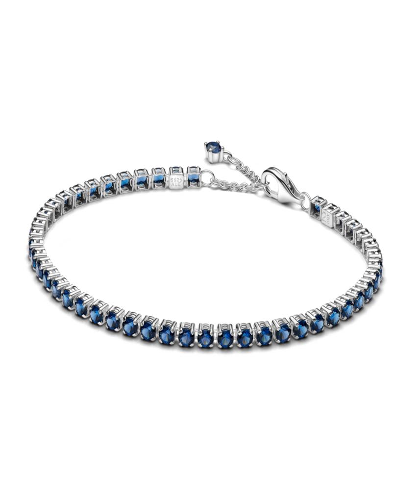 Pandora Sparkling Blue Tennis Bracelet_591469C02