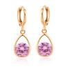 18K Gold Plated Zircon Earrings - Hot Selling Fashion Jewelry