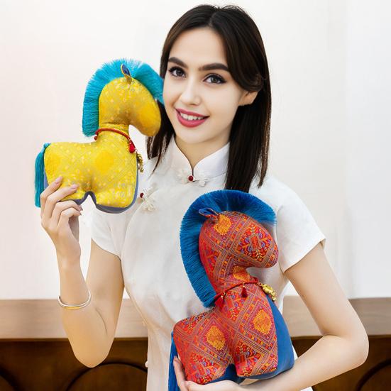 Chinese Zodiac Horse Plush Auspicious Year of Horse Stuffed Animal