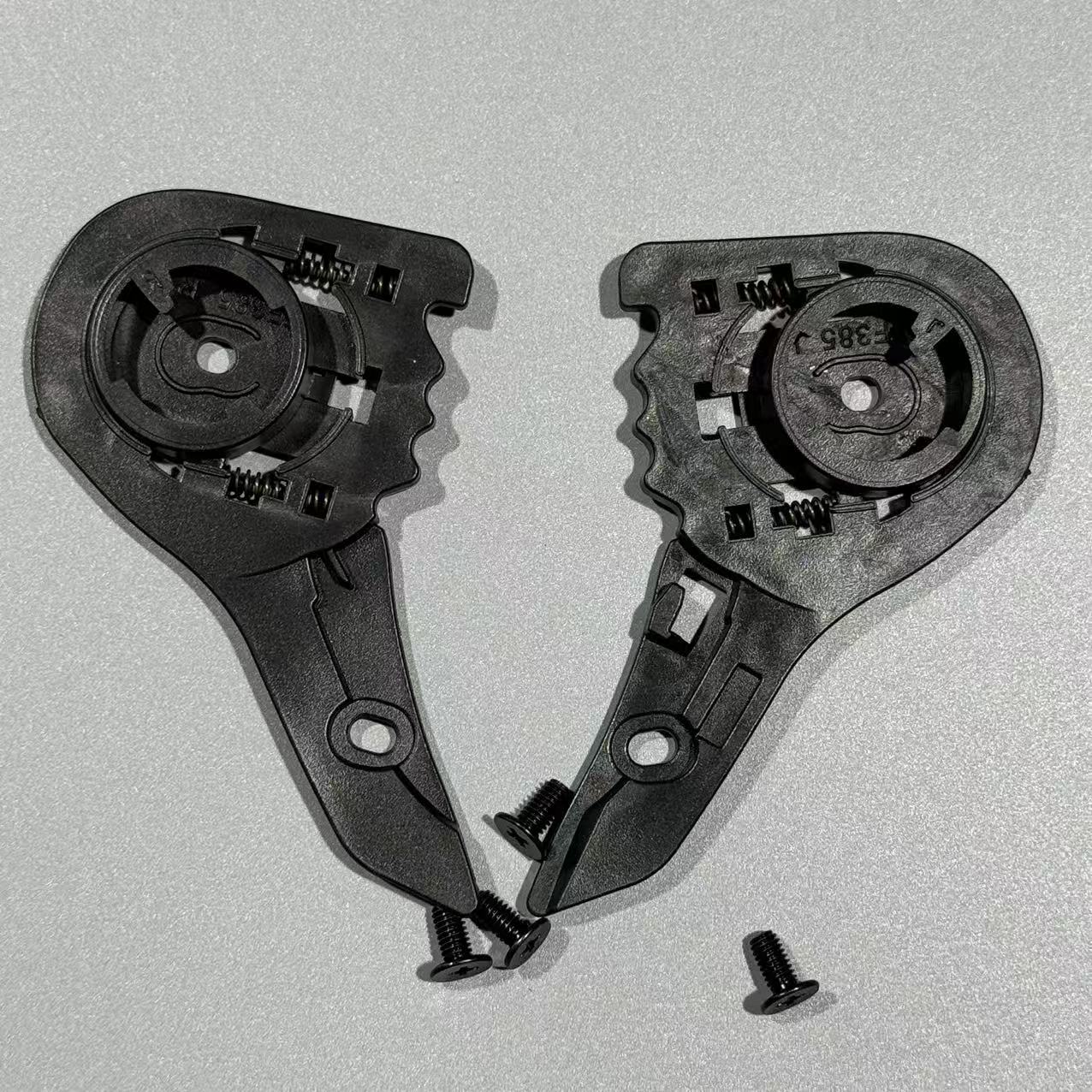 Основание держателя щитка шлема 1 пара Запасные части Основание держателя ветрового стекла Детали козырька для LS2 FF358 396 385 Base