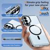 Applicable To Samsung S26plus Transparent Mobile Phone Case S24 Two-color Anti-drop s25UItra Magnetic Protective Case