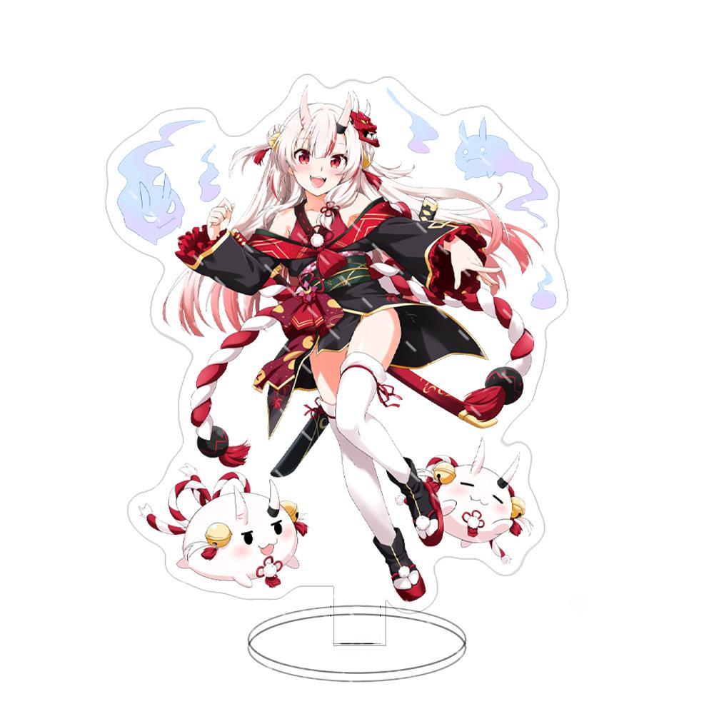 15cm Hololi Virtual Hostess New Cartoon Characters Acrylic Cosplay Stand Model Creative Office Decorations Cute Permanent Recording Fans