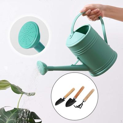 Ensemble d'outils de jardinage, arrosoir, bêche, râteau, grande capacité, pot moderne, outils de jardinage